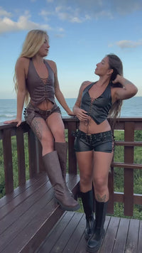 Conjunto Valentina Marrom